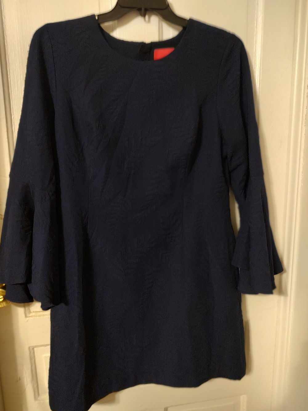 Lilly Pulitzer Navy Bell-Sleeve Shift Dress